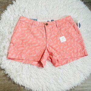 Old Navy Pink What A Dahlia Casual Cotton Shorts